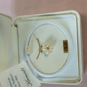 Krementz pearl necklace